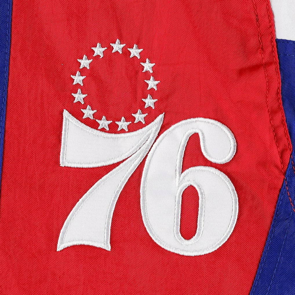 Philadelphia 76ers Starter Body Check Raglan Hoodie Half-Zip Jacket Discount