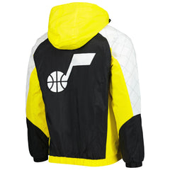 Utah Jazz Starter Body Check Raglan Hoodie Half-Zip Jacket Discount
