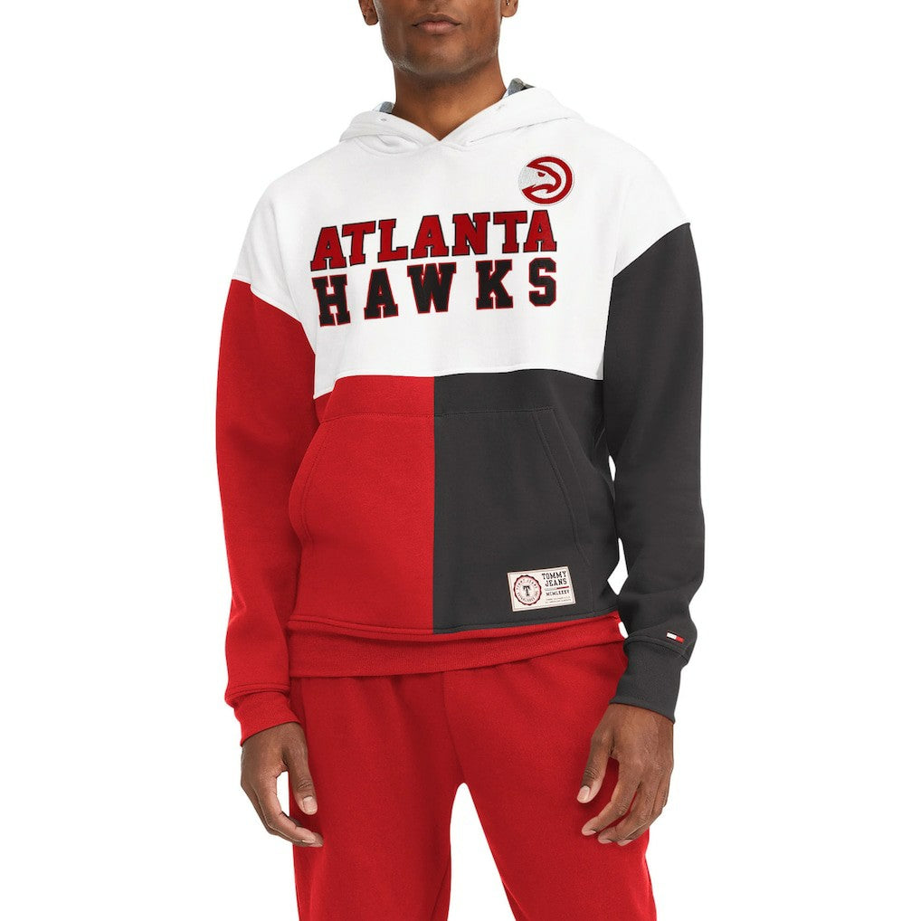 Atlanta Hawks Tommy Jeans Andrew Split Pullover Hoodie Outlet