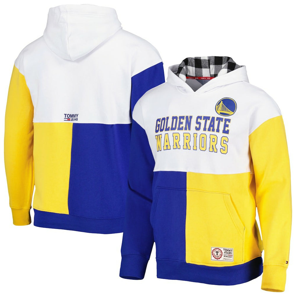Golden State Warriors Tommy Jeans Andrew Split Pullover Hoodie sale Outlet