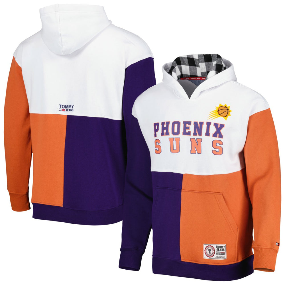 Phoenix Suns Tommy Jeans Andrew Split Pullover Hoodie New