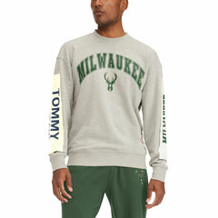Milwaukee Bucks Tommy Jeans James Patch Pullover Sweatshirt Online