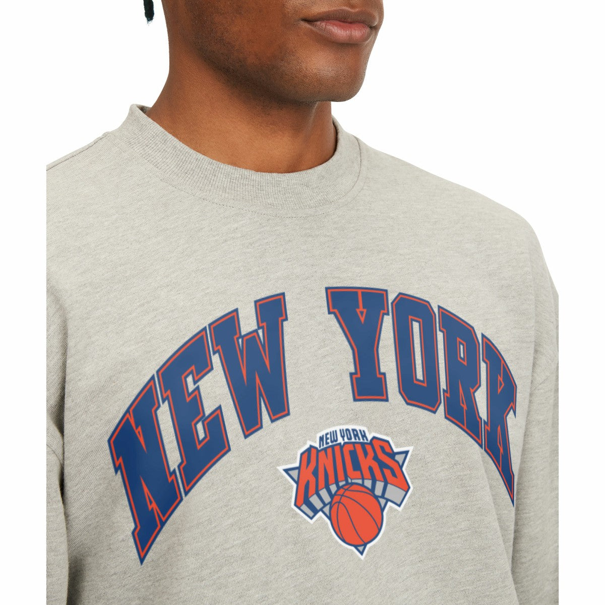 New York Knicks Tommy Jeans James Patch Pullover Sweatshirt Discount