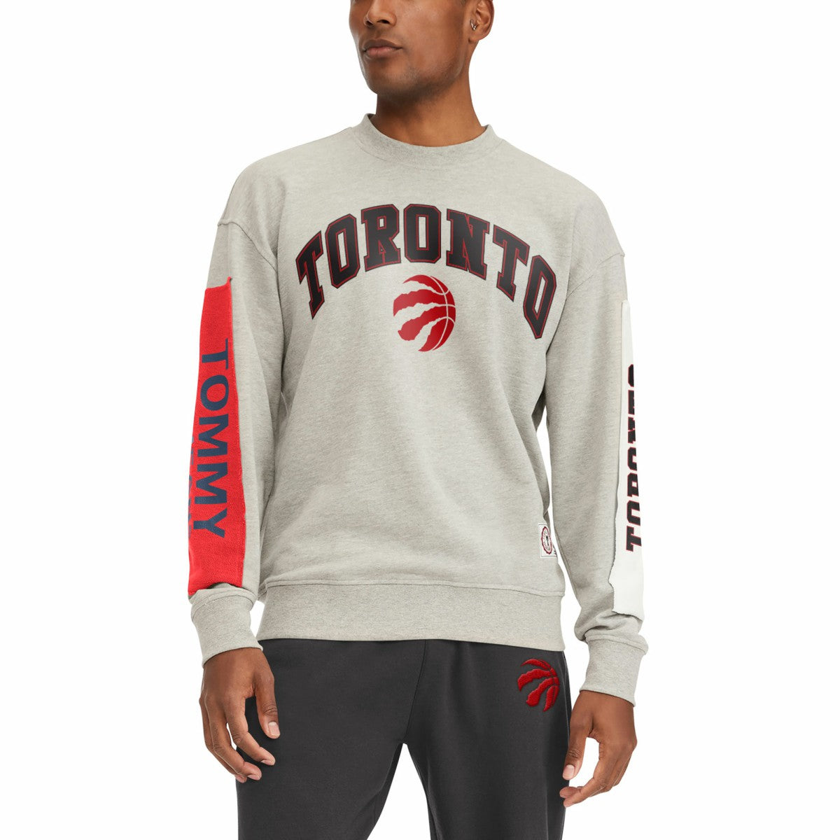Toronto Raptors Tommy Jeans James Patch Pullover Sweatshirt Discount