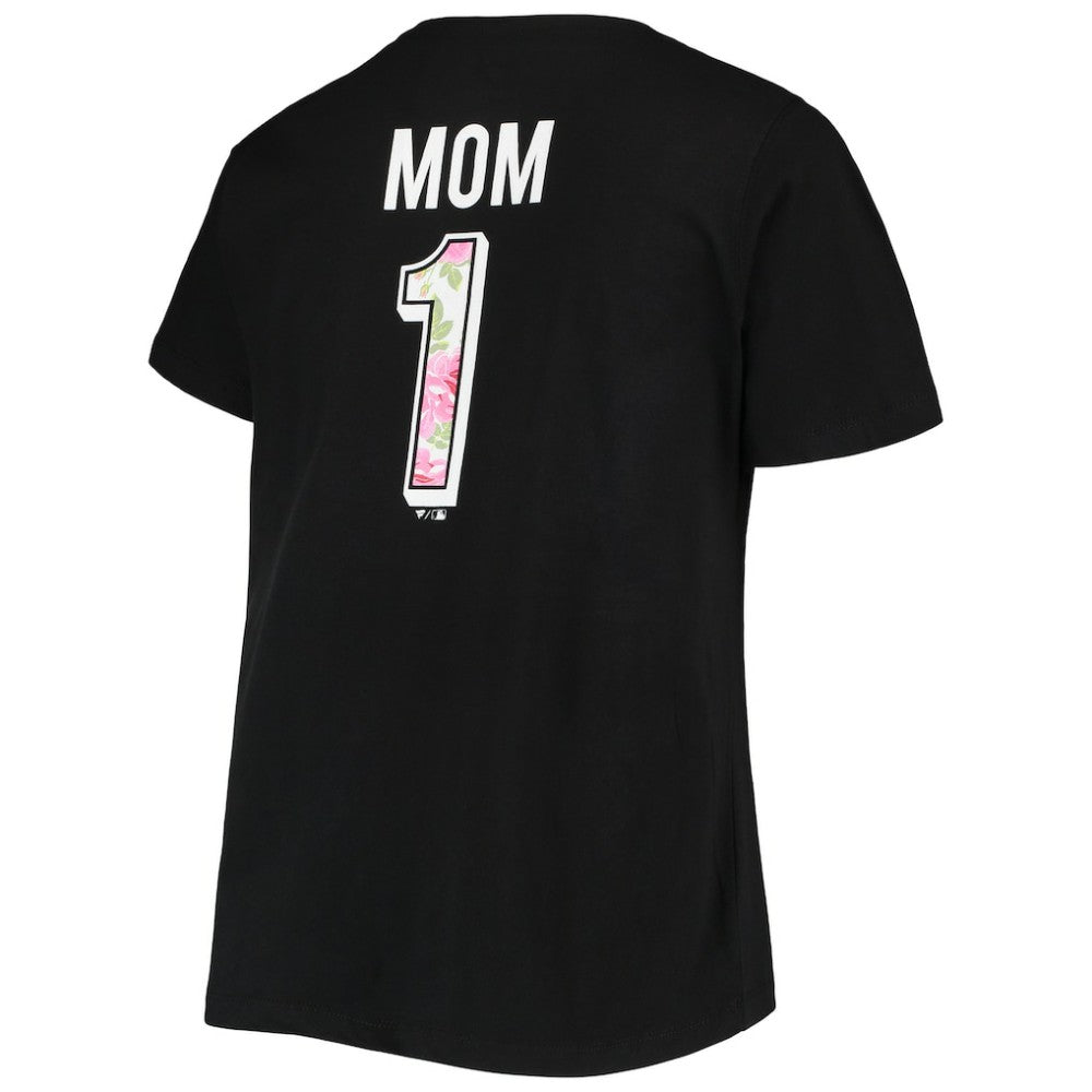 San Francisco Giants Women's Plus Size #1 Mom 2-Hit V-Neck T-Shirt | MLB Sale