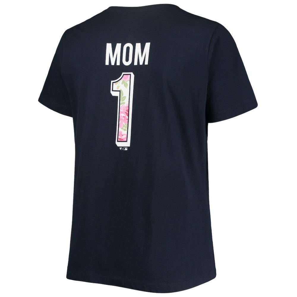 Boston Red Sox Women's Plus Size #1 Mom 2-Hit V-Neck T-Shirt | MLB Discount