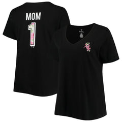 Chicago White Sox Women's Plus Size #1 Mom 2-Hit V-Neck T-Shirt | MLB Online