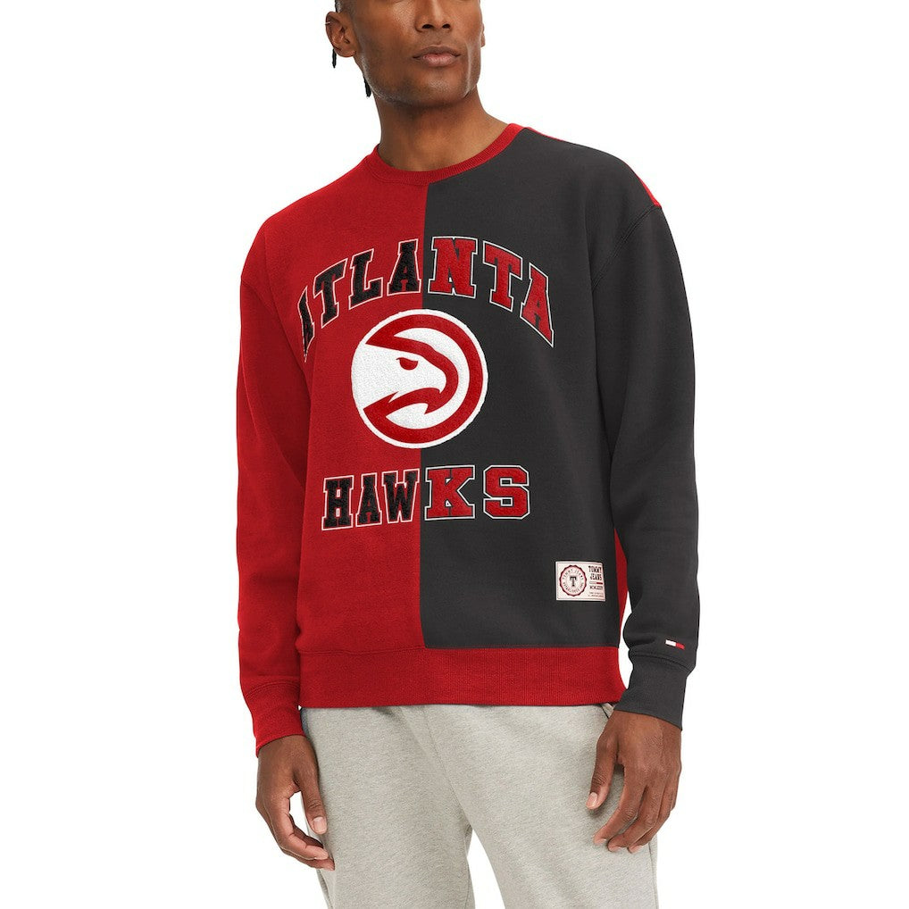 Atlanta Hawks Tommy Jeans Keith Split Pullover Sweatshirt Discount