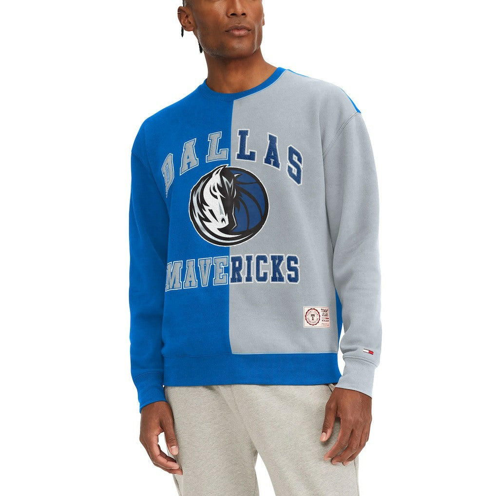 Dallas Mavericks Tommy Jeans Keith Split Pullover Sweatshirt sale New