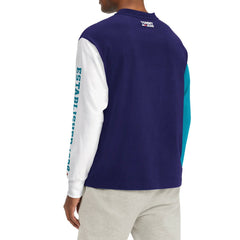 Charlotte Hornets Tommy Jeans Richie Color Block Long Sleeve T-Shirt New