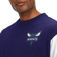 Charlotte Hornets Tommy Jeans Richie Color Block Long Sleeve T-Shirt New