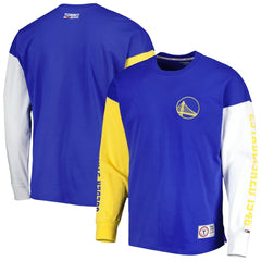 Golden State Warriors Tommy Jeans Richie Color Block Long Sleeve T-Shirt sale Outlet