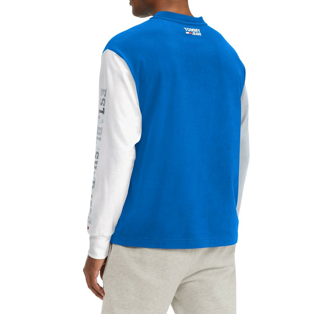 Dallas Mavericks Tommy Jeans Richie Color Block Long Sleeve T-Shirt sale Discount
