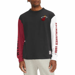 Miami Heat Tommy Jeans Richie Color Block Long Sleeve T-Shirt Online