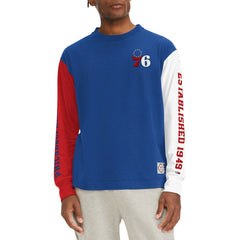 Philadelphia 76ers Tommy Jeans Richie Color Block Long Sleeve T-Shirt Outlet