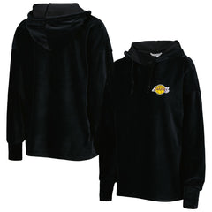 Los Angeles Lakers Touch Women's End Line Velour Pullover Hoodie On Sale