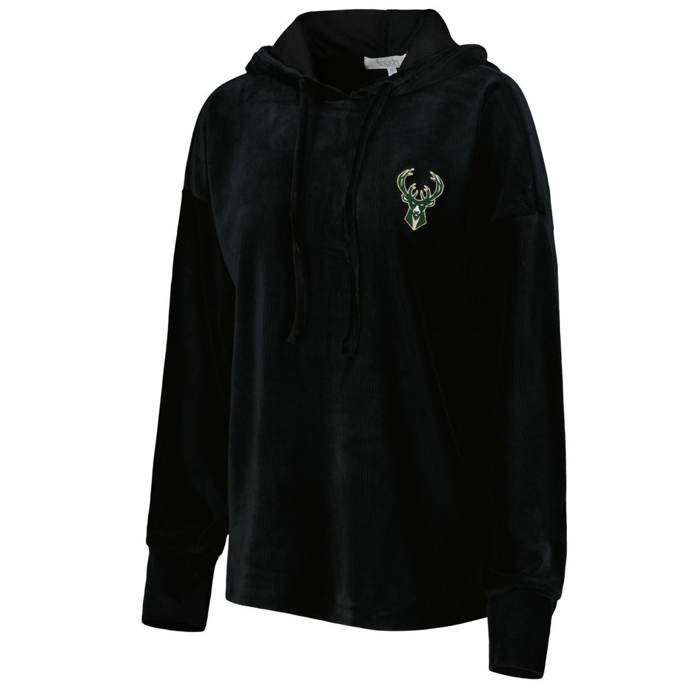 Milwaukee Bucks Touch Women's End Line Velour Pullover Hoodie Online
