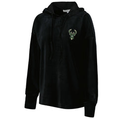 Milwaukee Bucks Touch Women's End Line Velour Pullover Hoodie Online