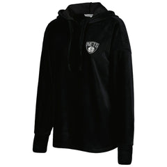 Brooklyn Nets Touch Women's End Line Velour Pullover Hoodie Online