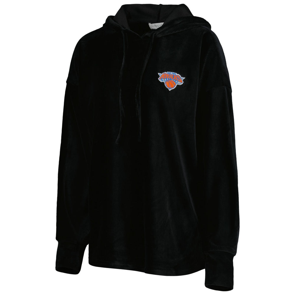 New York Knicks Touch Women's End Line Velour Pullover Hoodie On Sale