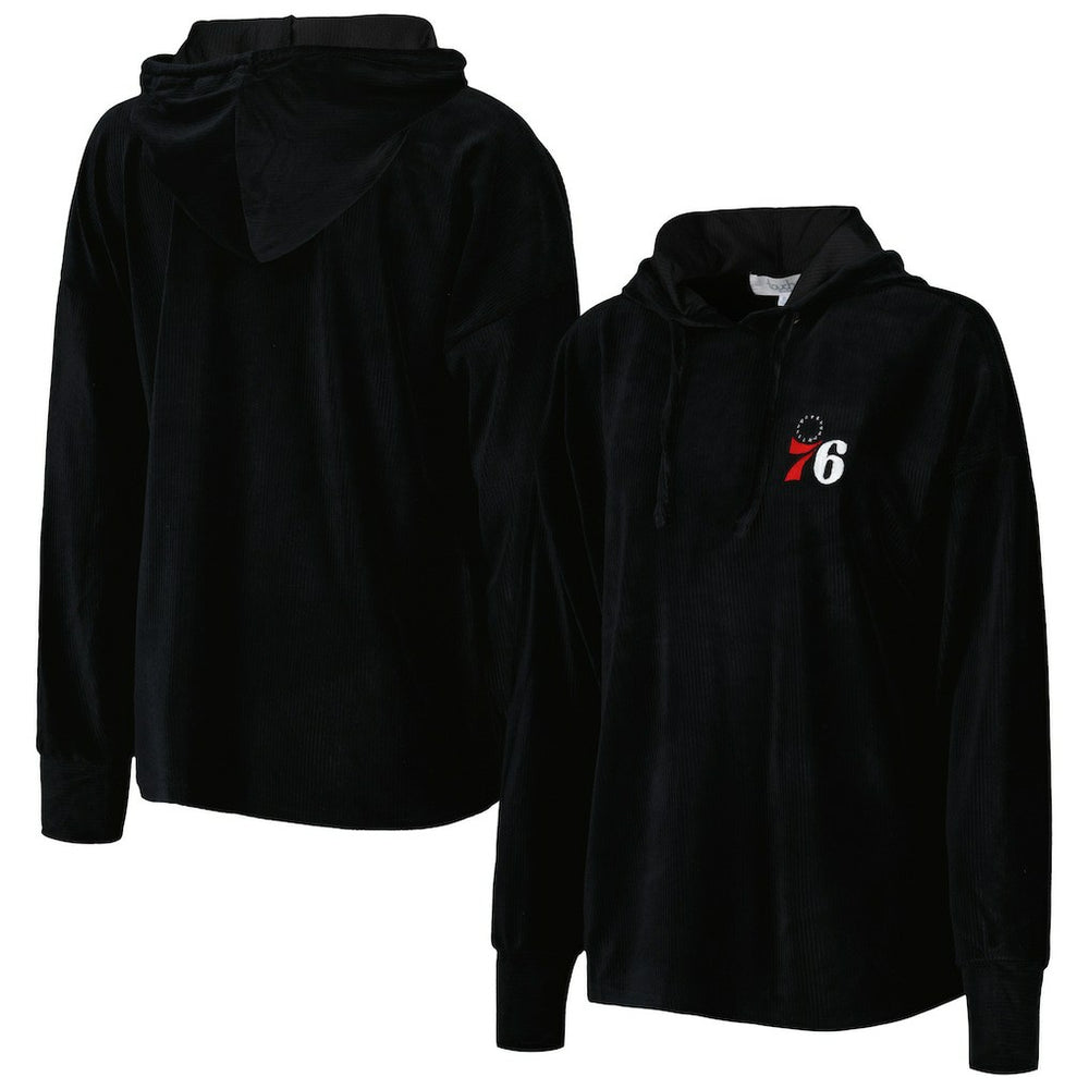 Philadelphia 76ers Touch Women's End Line Velour Pullover Hoodie Online