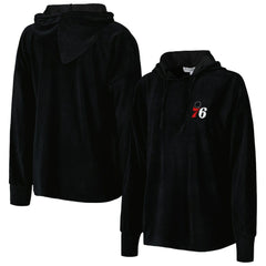 Philadelphia 76ers Touch Women's End Line Velour Pullover Hoodie Online