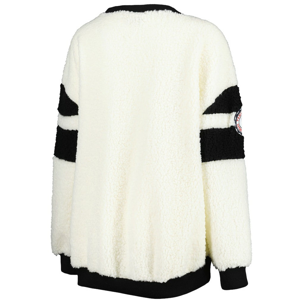 Brooklyn Nets Tommy Jeans Women's Mindy Sherpa Pullover Sweatshirt Online