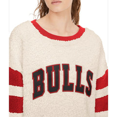 Chicago Bulls Tommy Jeans Women's Mindy Sherpa Pullover Sweatshirt Online