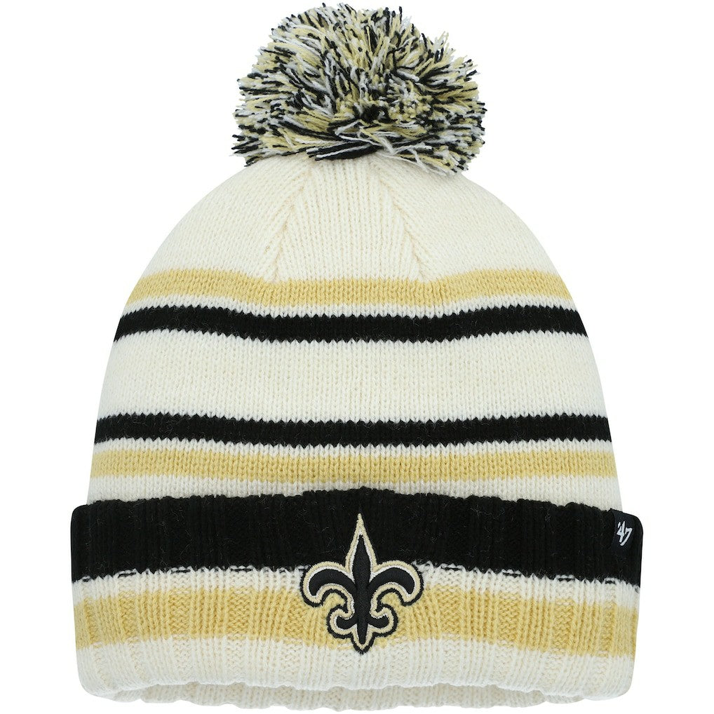 New Orleans Saints 47 brand '47 Youth Driftway Cuffed Knit with Pom