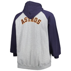 Houston Astros Big & Tall Raglan Full-Zip Hoodie | MLB Near me