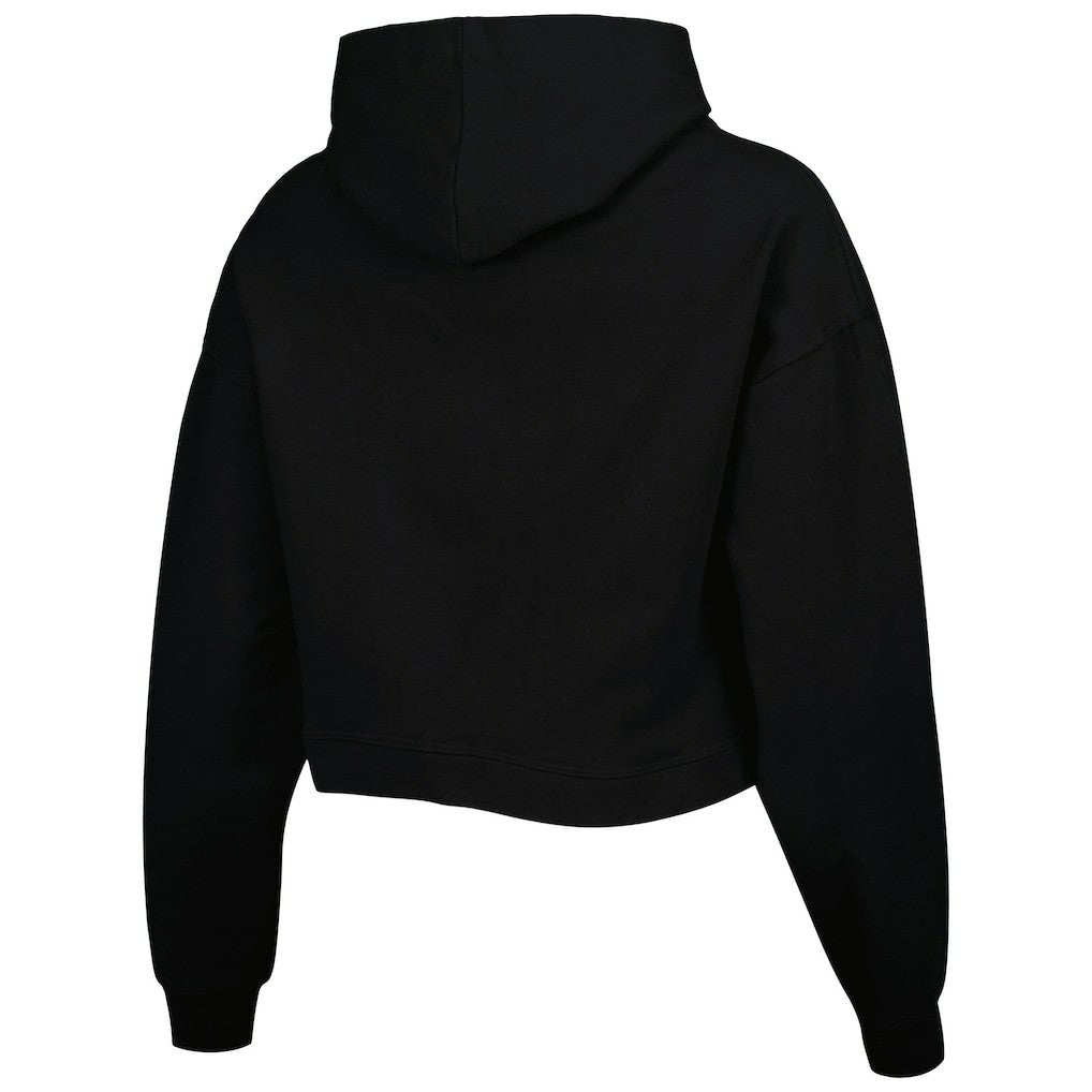 Philadelphia 76ers Lusso Women's Layla World Tour Cropped Pullover Hoodie On Sale