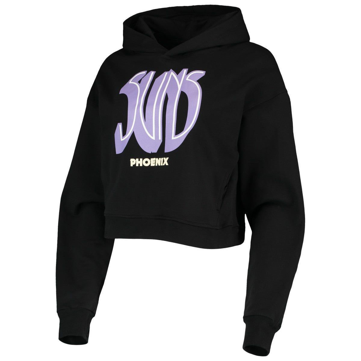 Phoenix Suns Lusso Women's Layla World Tour Cropped Pullover Hoodie On Sale