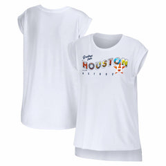 Houston Astros WEAR by Erin Andrews Women's Greetings From T-Shirt | MLB Outlet