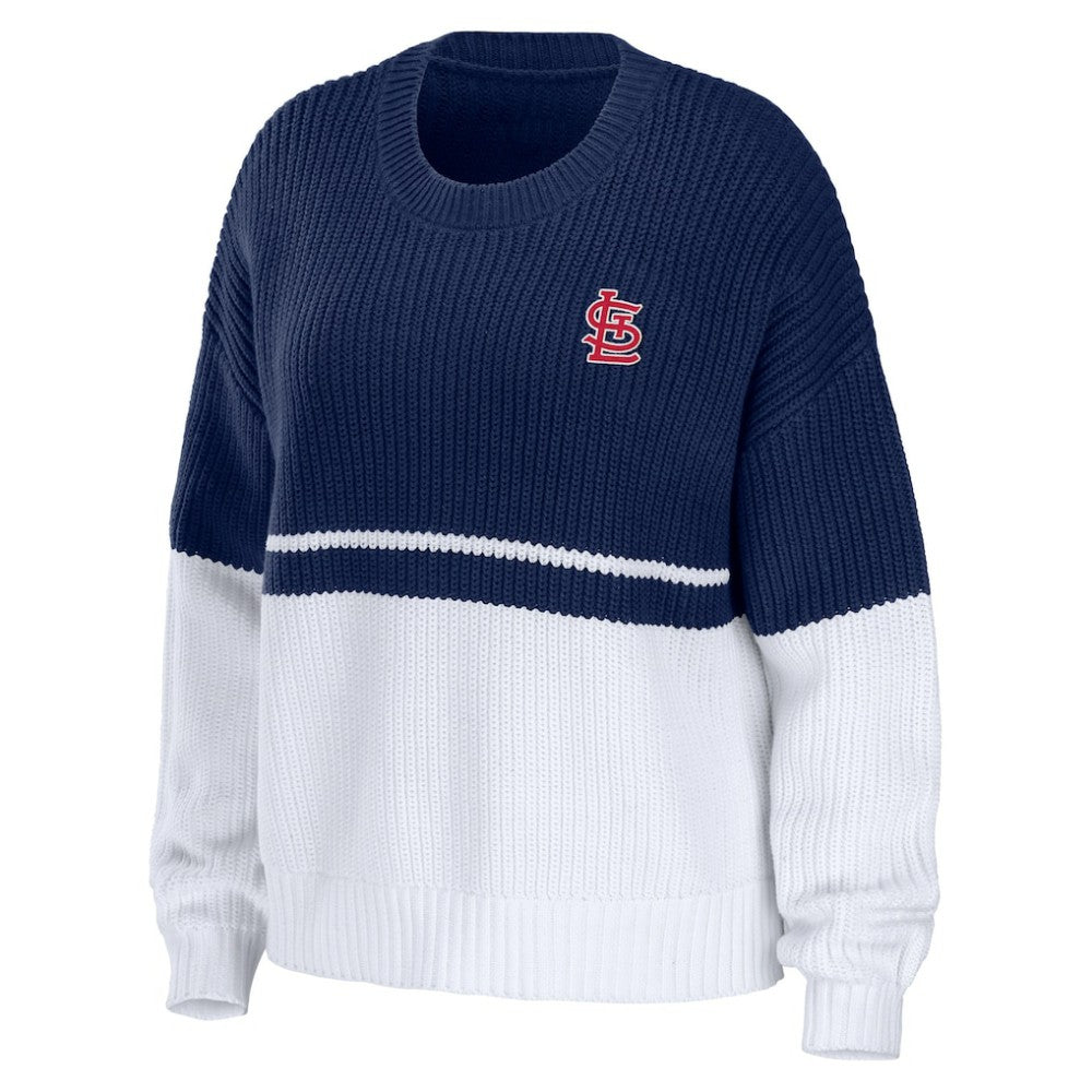 St. Louis Cardinals WEAR by Erin Andrews Women's Chunky Pullover Sweatshirt | MLB Near me