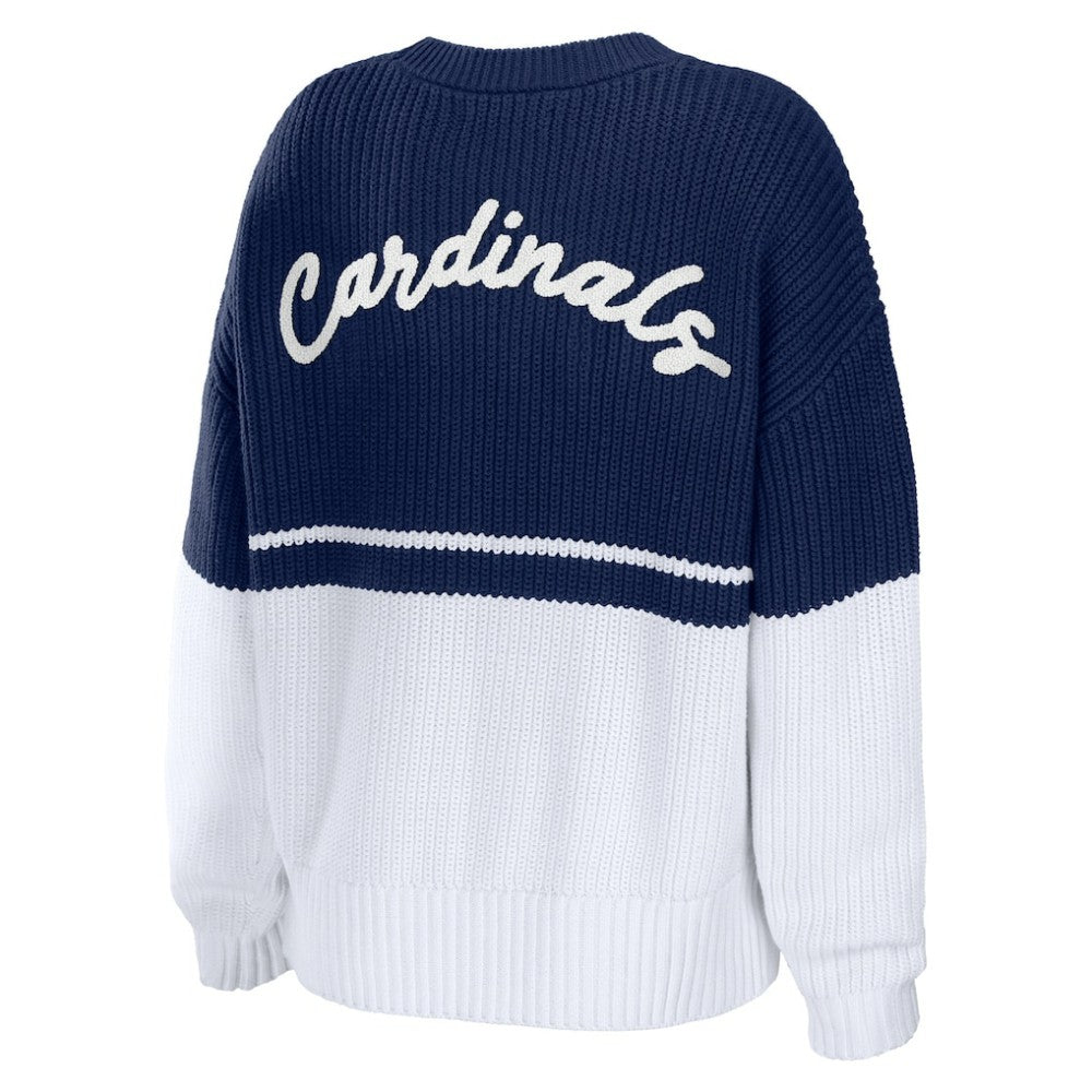 St. Louis Cardinals WEAR by Erin Andrews Women's Chunky Pullover Sweatshirt | MLB Near me