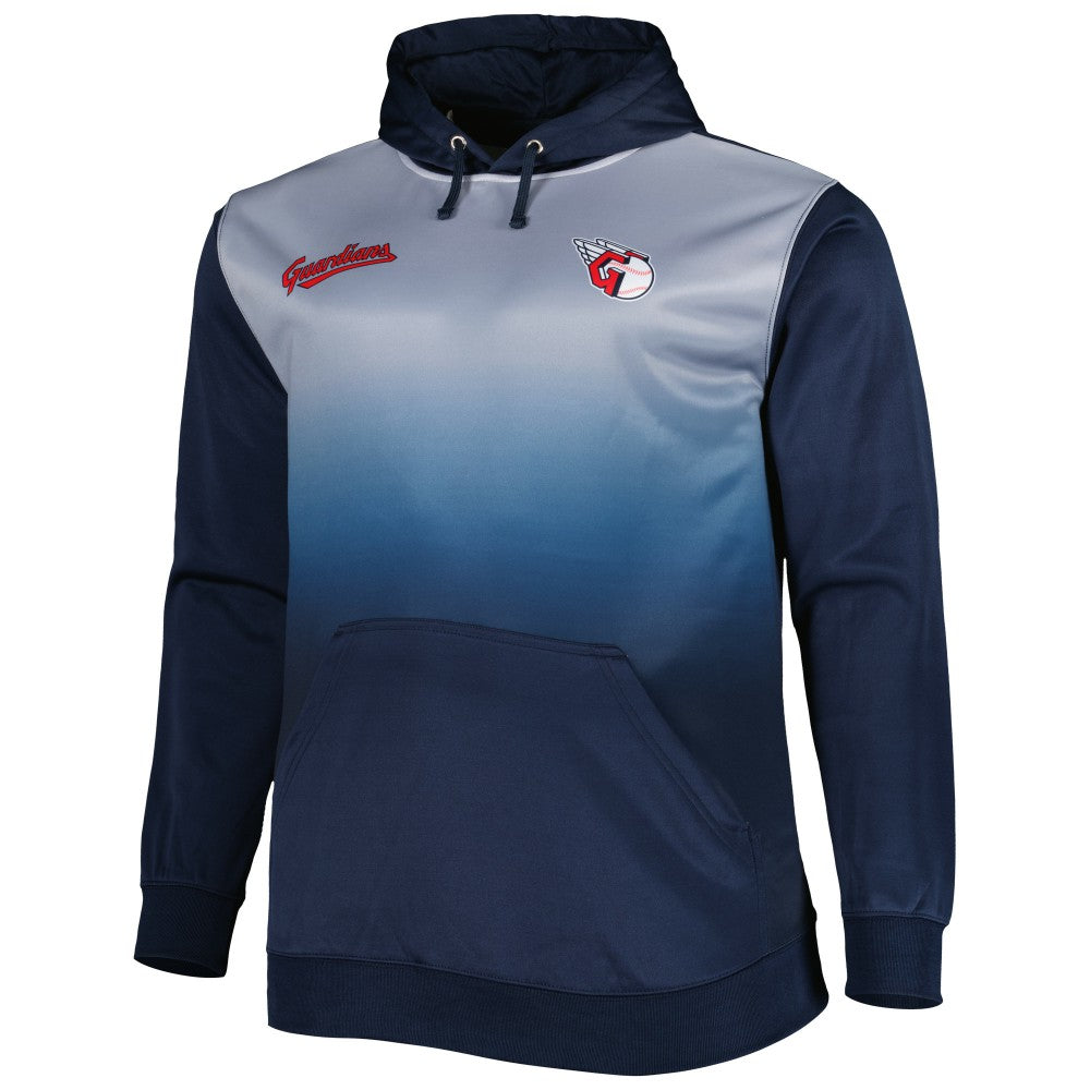 Cleveland Guardians Fade Sublimated Fleece Pullover Hoodie | MLB On Sale