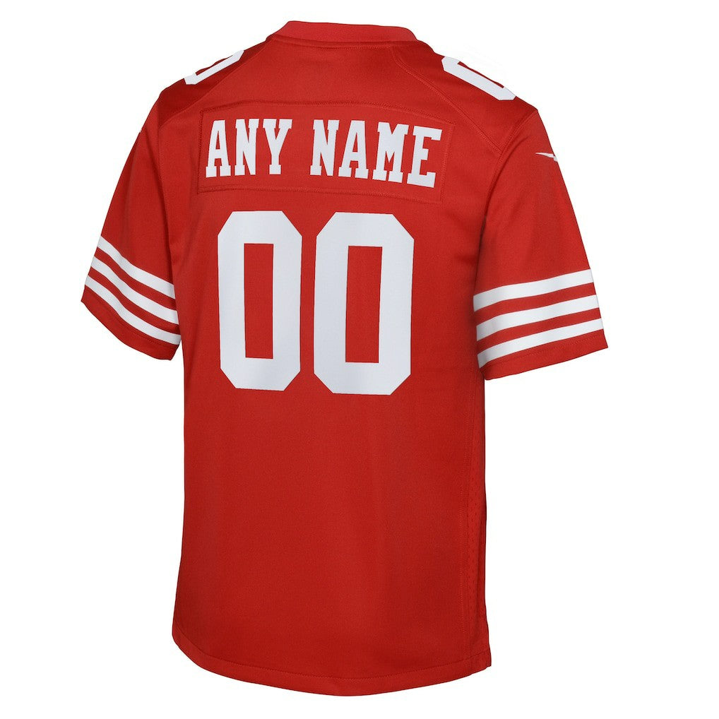 San Francisco 49ers Nike Youth Game Custom Jersey