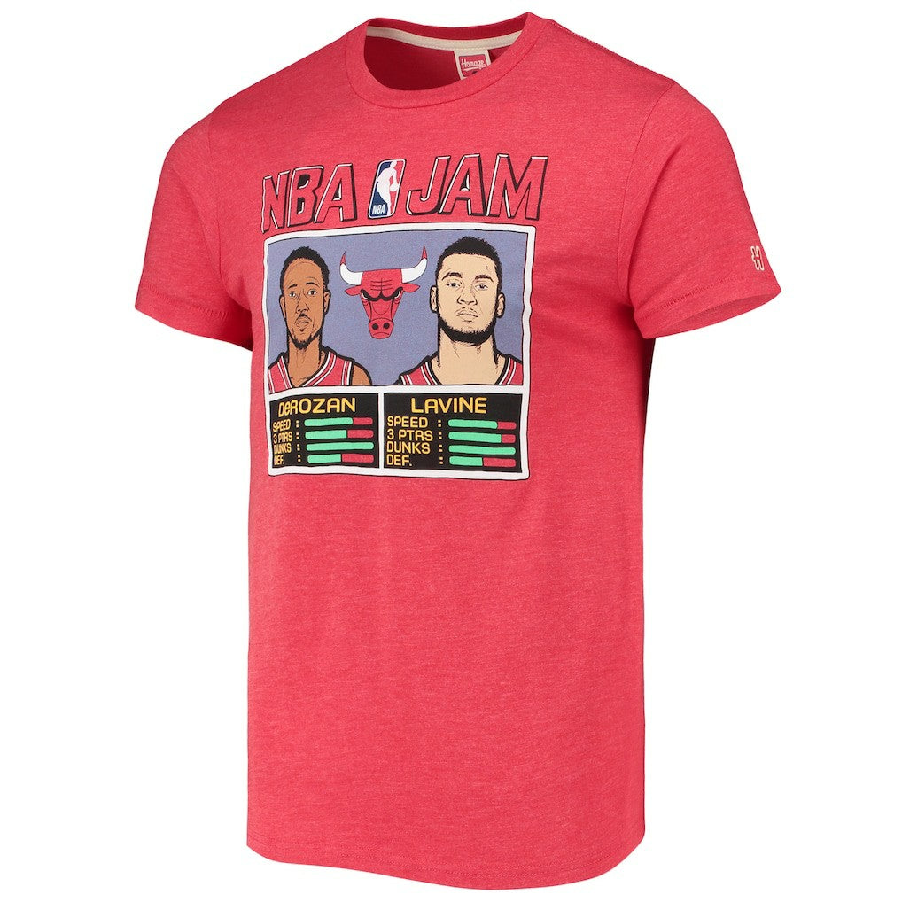 DeMar DeRozan/Zach LaVine Chicago Bulls Homage NBA Jam Tri-Blend T-Shirt sale New