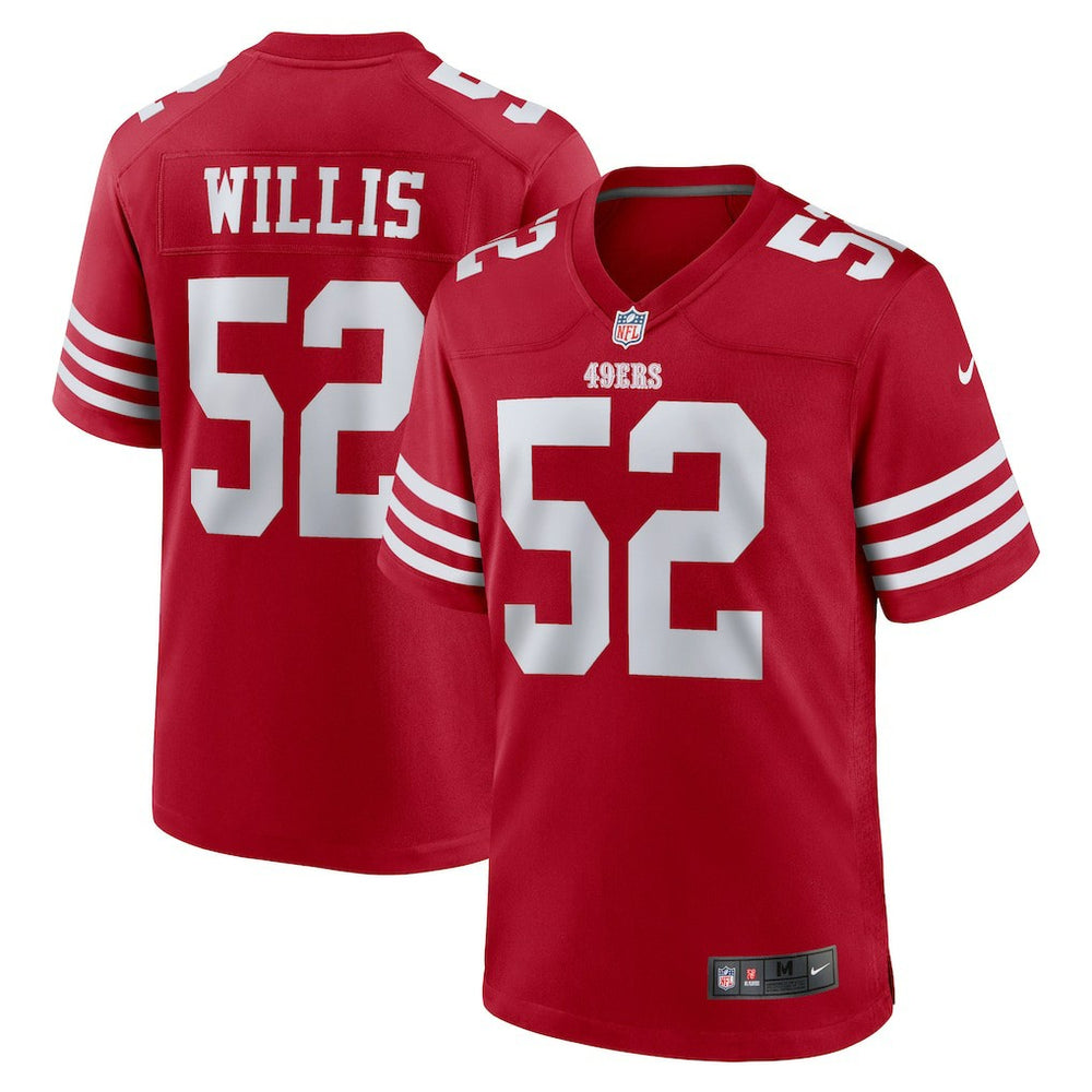San Francisco 49ers Nike Patrick Willis  Retired Player Game Jersey