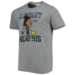Ja Morant Memphis Grizzlies Homage Caricature Tri-Blend T-Shirt For Sale