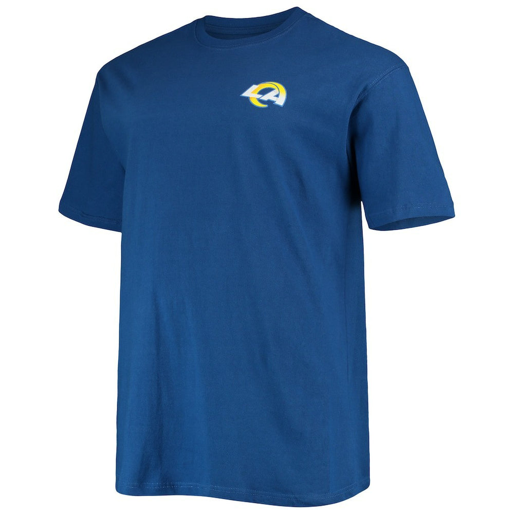 Los Angeles Rams Fanatics Big & Tall #1 Dad 2-Hit T-Shirt