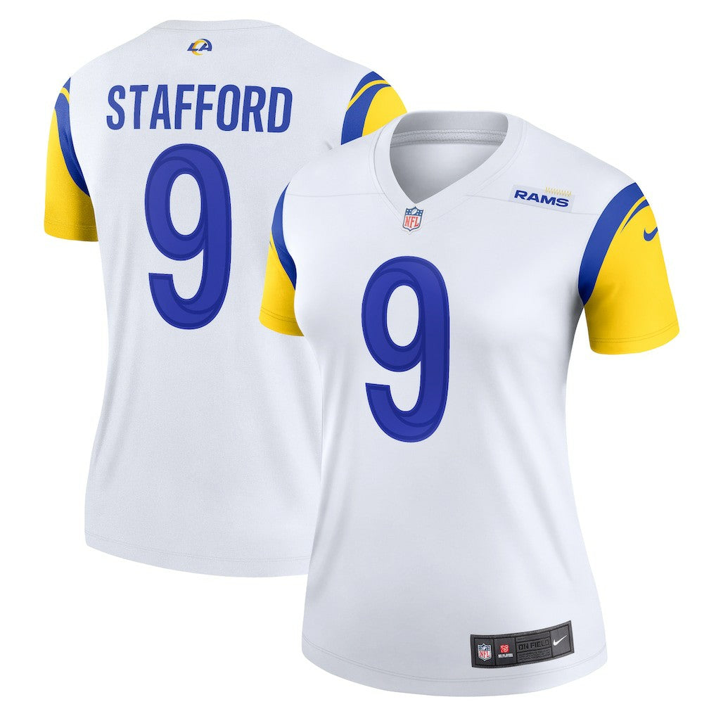 Los Angeles Rams Nike Matthew Stafford  Women's Alternate Legend Player Performance Top