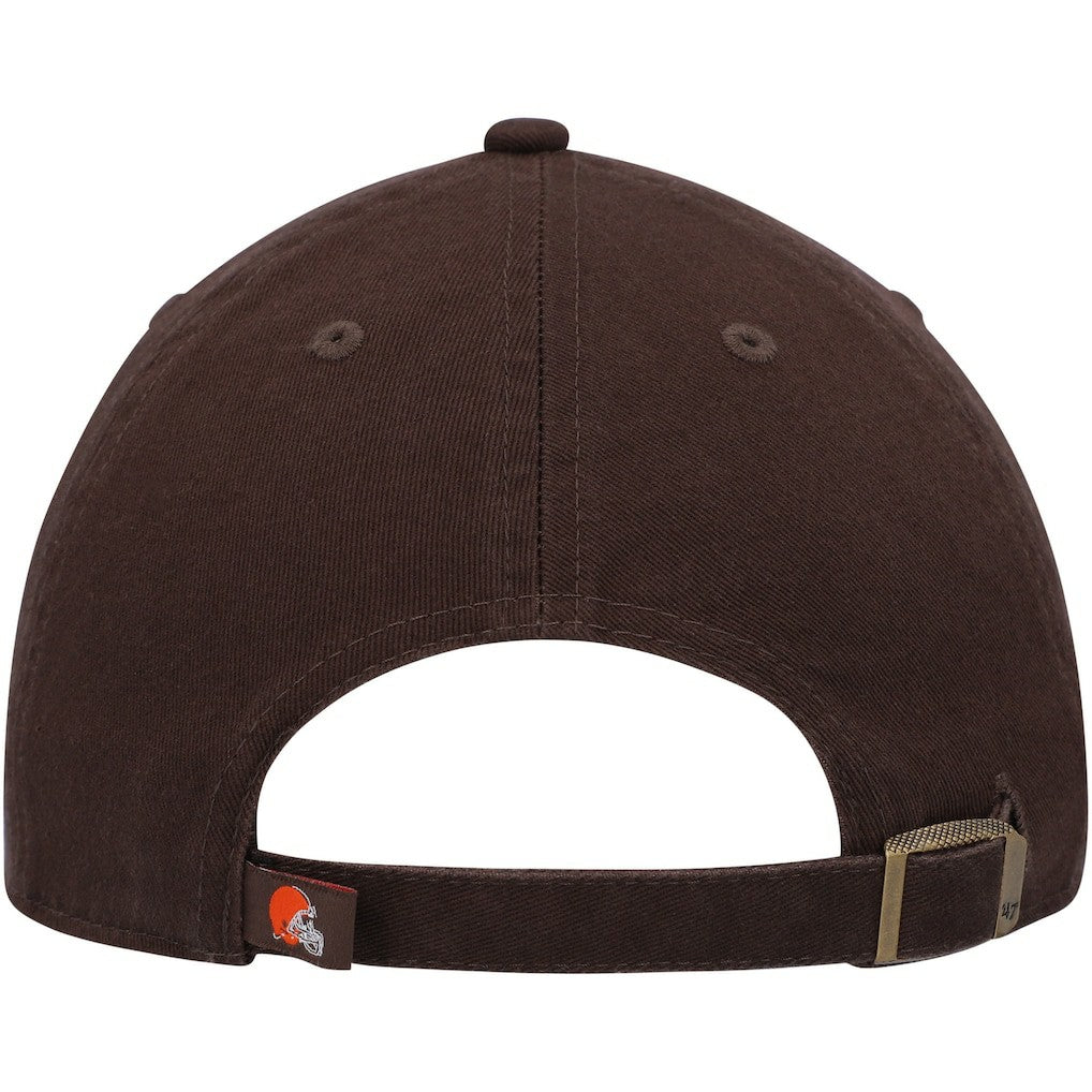 Cleveland Browns 47 brand '47 Youth Team Logo Clean Up Adjustable Hat