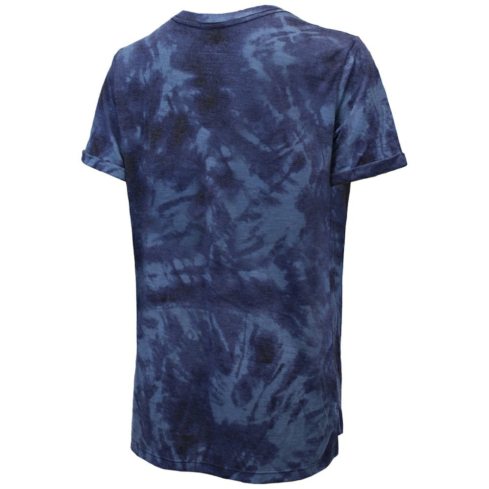 Seattle Kraken Majestic Threads Women's Boyfriend Tie-Dye T-Shirt On Sale