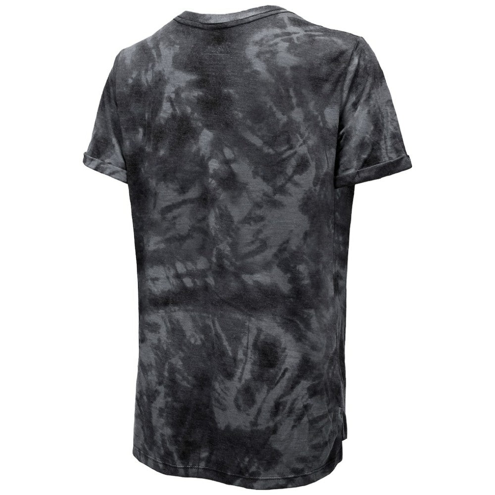 Chicago Blackhawks Majestic Threads Women's Boyfriend Tie-Dye Tri-Blend T-Shirt Discount