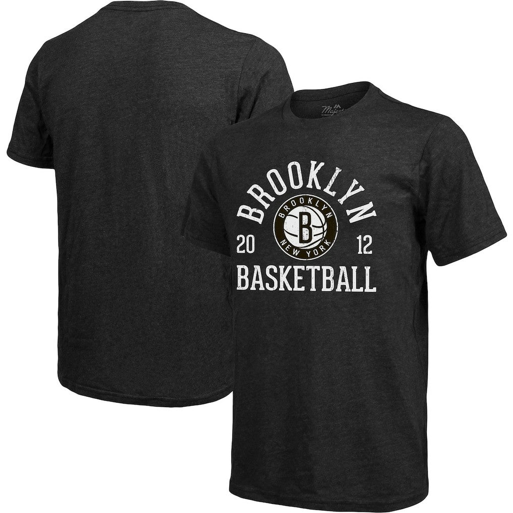 Brooklyn Nets Majestic Threads Ball Hog Tri-Blend T-Shirt Online