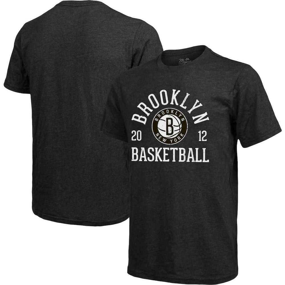 Brooklyn Nets Majestic Threads Ball Hog Tri-Blend T-Shirt Online