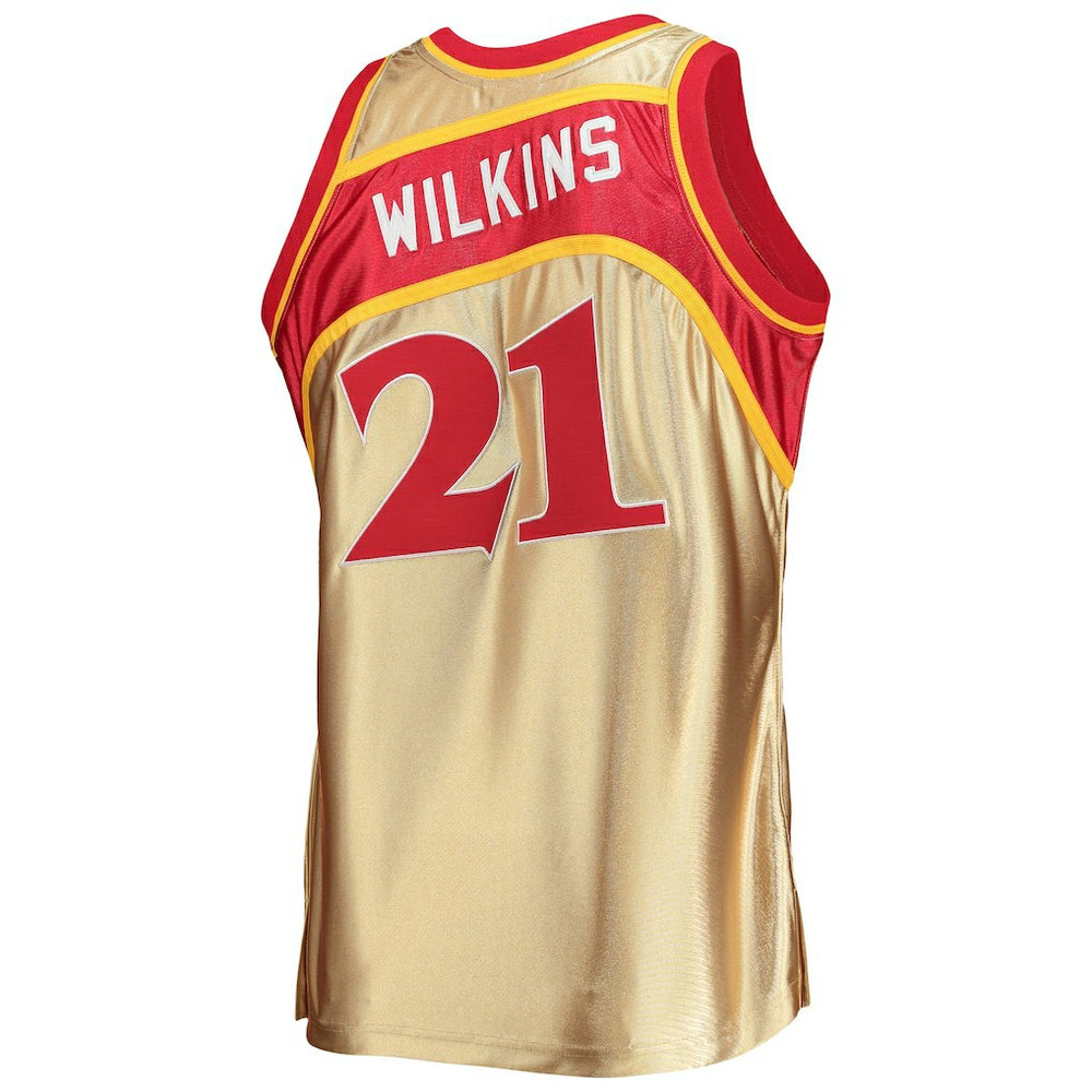 Dominique Wilkins Atlanta Hawks 75th Anniversary 1986/87 Hardwood Classics Swingman Jersey For Sale