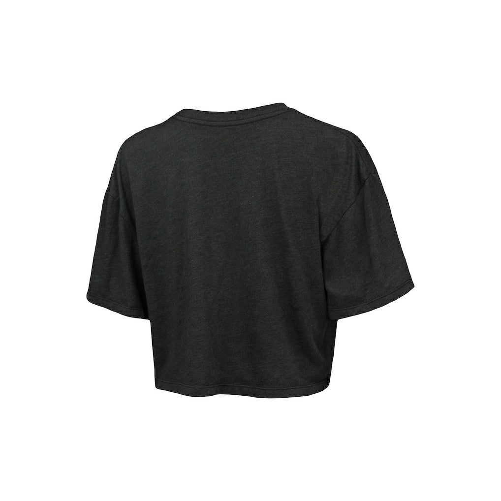 Brooklyn Nets Majestic Threads Women's Bank Shot Cropped T-Shirt Outlet