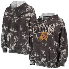 Phoenix Suns Majestic Threads Women's Burble Tie-Dye Tri-Blend Pullover Hoodie Online